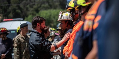 Gabriel Boric sobre el incendio en Vi�a del Mar: "De haber intencionalidad, vamos a mover cielo, mar y tierra"