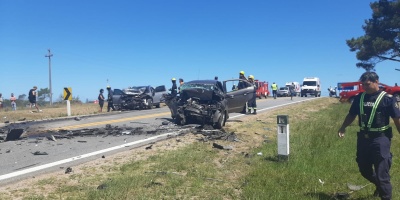 Dos fallecidos y siete lesionados en accidente en Maldonado