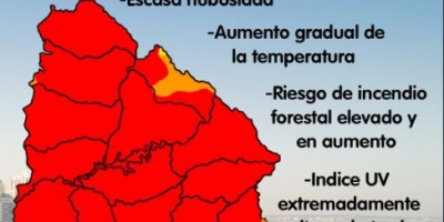 Hasta el 10 de enero se prev� aumento gradual de la temperatura