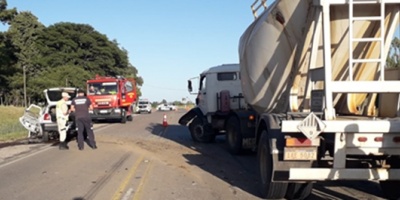 Siniestro de tr�nsito grave en Ruta 90, km 10