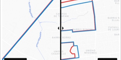 Linea 149 suma el destino Manga con pasaje por Casavalle
