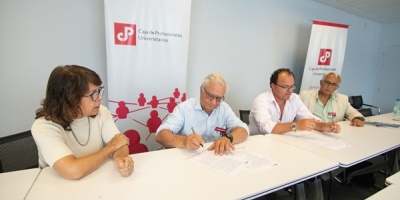 Caja de Profesionales firmó convenio de cooperación con el Colegio Veterinario