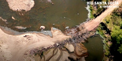 El intendente de Canelones denunci� ante el Ministerio de Ambiente que privados modificaron el curso del Rio Santa Luc�a 