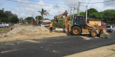 Continúan las obras de infraestructura en Montes de Solymar