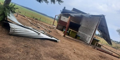 Un temporal afect� la ciudad de San Gregorio de Polanco