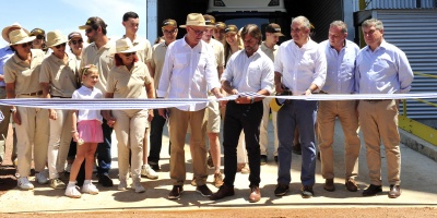 Inauguraron la planta industrial de arroz Dambo 33