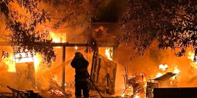 P�rdidas totales tras incendio en una vivienda en Serrato y Morelli