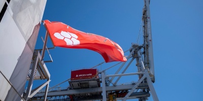 Katoen Natie present� el proyecto final de la ampliaci�n de la Terminal de Contenedores del Puerto.