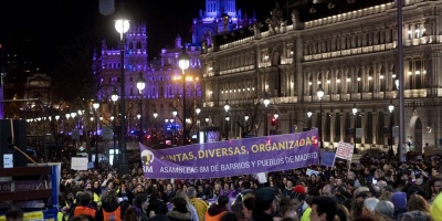 La divisi�n desinfla el 8M en Madrid: 17.000 convocadas por Comisi�n 8M y 10.000 por el Movimiento Feminista