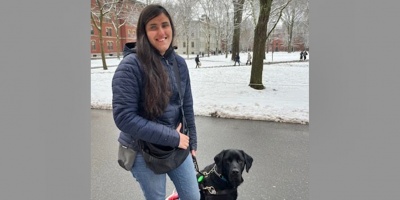 Milagros Costabel relat� a Monte Carlo a sus �rdenes como su perro gu�a la salv� de sufrir un grave accidente de tr�nsito en Harvard, EE.UU.