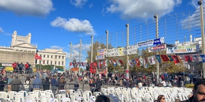 Pereira: "Esta es una jornada de movilizaci�n, no solamente es el acto en la plaza 1� de mayo"