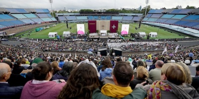 Lacalle Pou y Manini R�os coincidieron en el acto de beatificaci�n de monse�or Jacinto Vera, pero no dialogaron entre s�