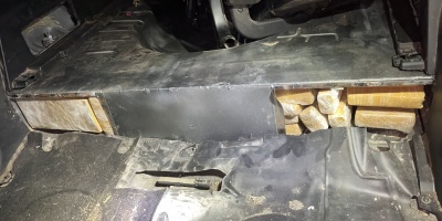 Polic�a Caminera se incaut� de m�s de 300 ladrillos de marihuana en un auto paraguayo