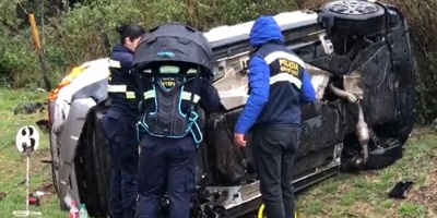 Se encuentra en buen estado de sanitario el secretario de presidencia �lvaro Delgado, tras accidentarse en su propio veh�culo