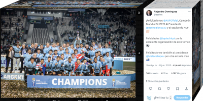 Sub 20: Ecos de la Copa Mundial obtenida por Uruguay