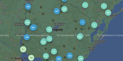 Ola polar: Casi 4 grados por debajo del cero en Minas