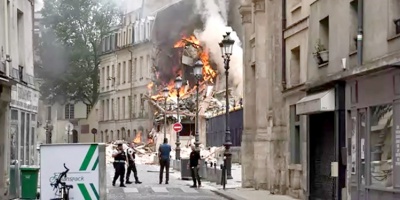Al menos 16 heridos por una potente explosi�n de gas en el centro de Par�s