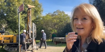 La comuna capitalina hall� agua dulce para potabilizar, bajo suelo del Jard�n Bot�nico 