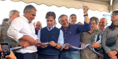 Se inaugur� el puente que une La Charqueada en Treinta y Tres con Cebollat� en el departamento de Rocha