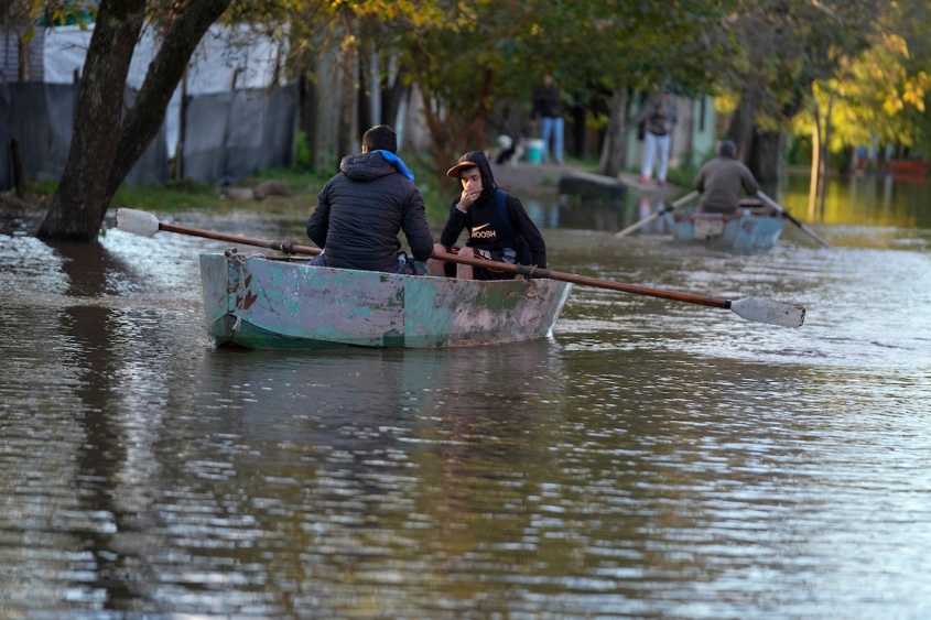 El departamento de Paysandú cuenta con unas mil quinientas personas desplazadas por las inundaciones