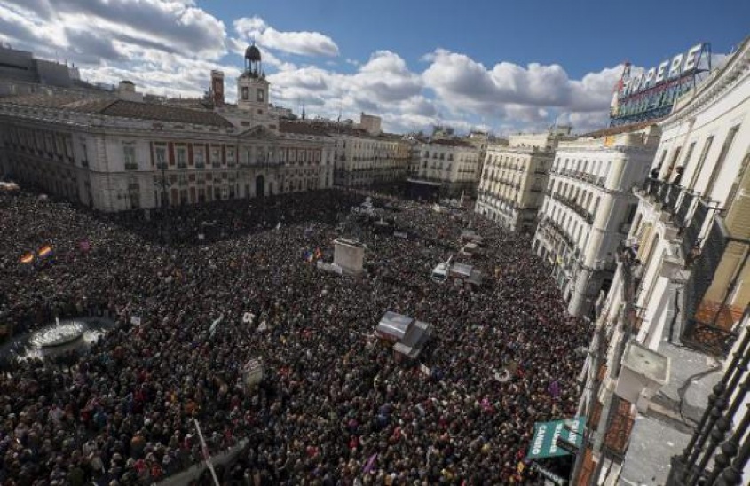 Se hizo sentir en España