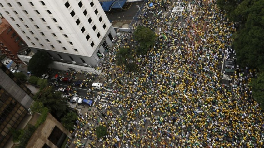 Masiva protesta