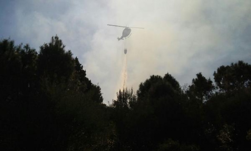 Fuego en extinci&oacute;n