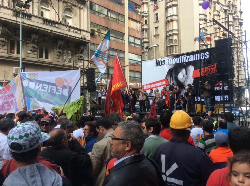 Trabajadores movilizados