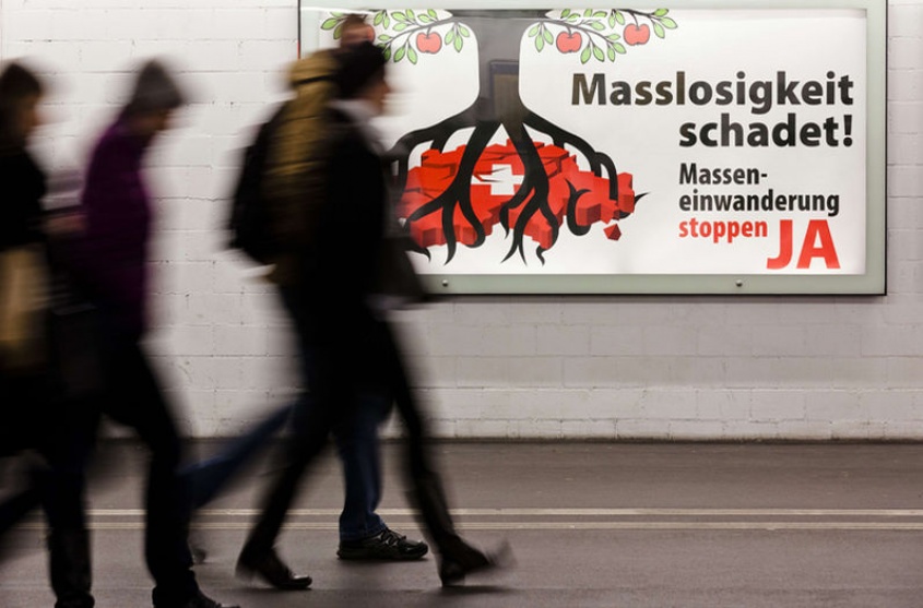 La derecha en el centro continental