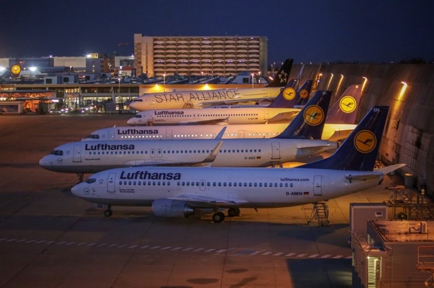 Aviones en tierra