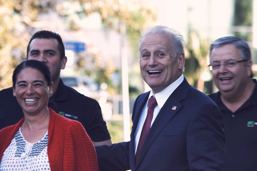 Confiado en la victoria