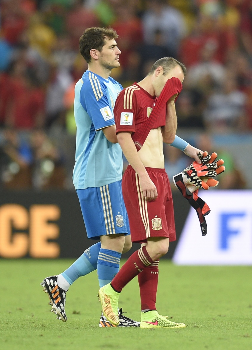 Recambio en la roja