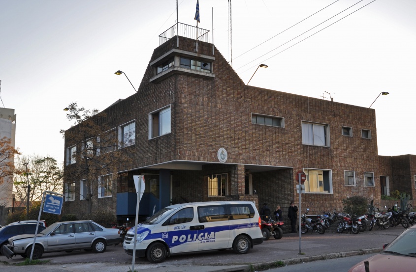Policías en acción
