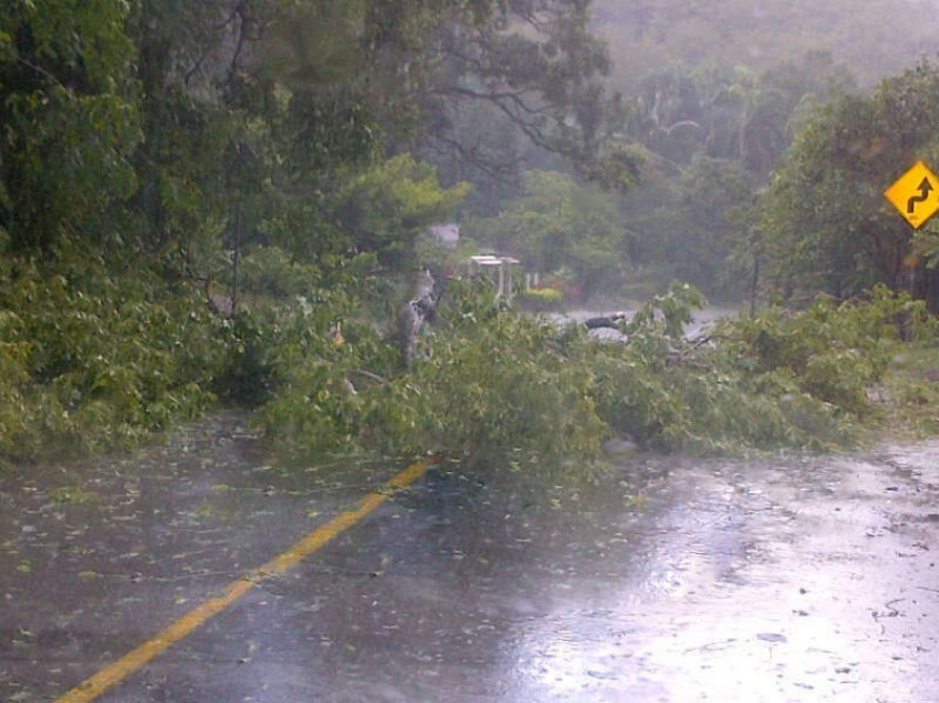 Viento y lluvia