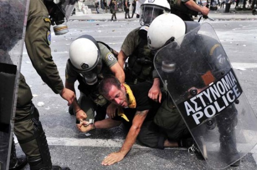 Protestas griegas