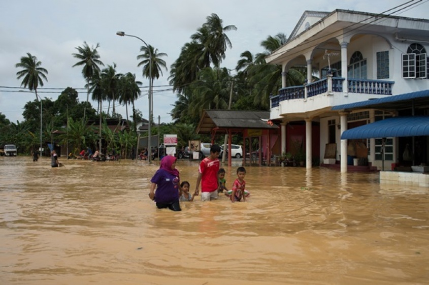 Los tapó el agua