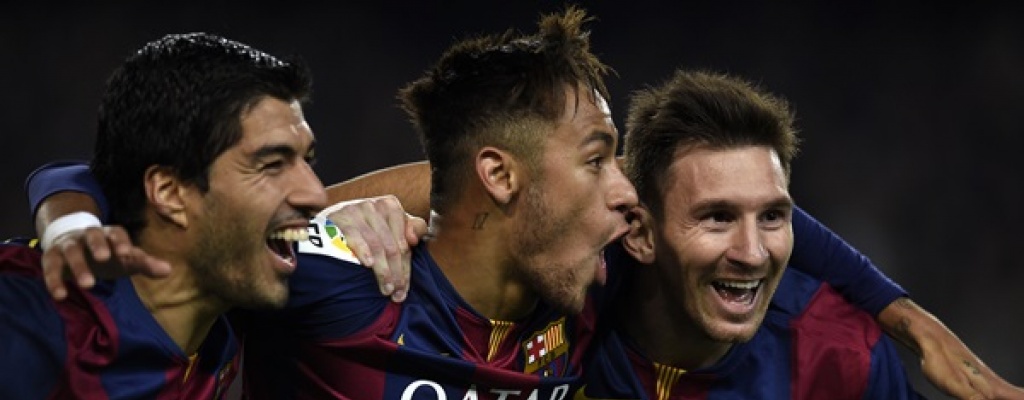 Su�rez marc� en la victoria del Barcelona 3-1 ante el Atl�tico de Madrid