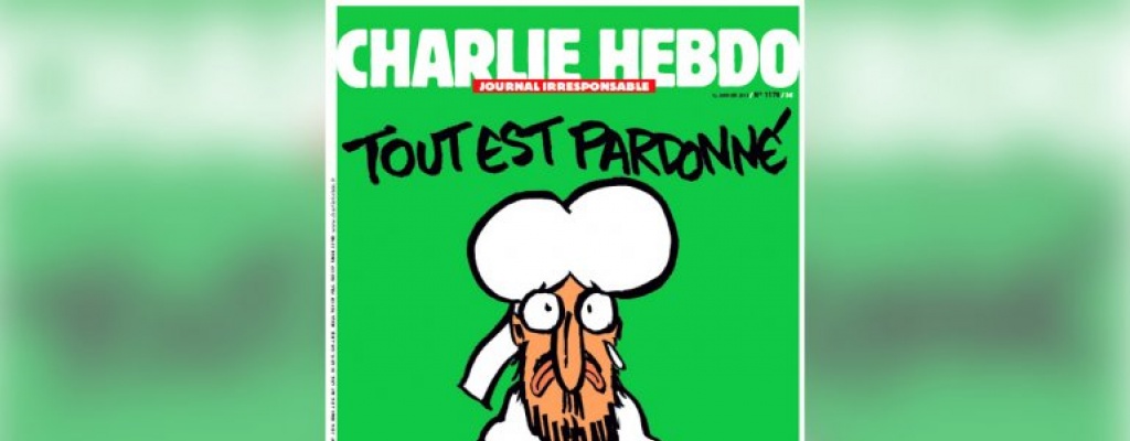 Mahoma en la tapa de la nueva edici�n de Charlie Hebdo