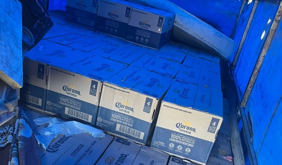 Se incautaron 5.644 botellas de cerveza en el kilmetro 87 de la ruta Interbalnearia