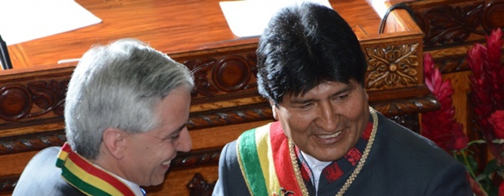 Evo Morales tom� juramento a sus ministros