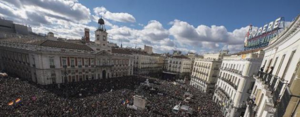 Una marea humana inund Madrid pidiendo el cambio prometido por Podemos