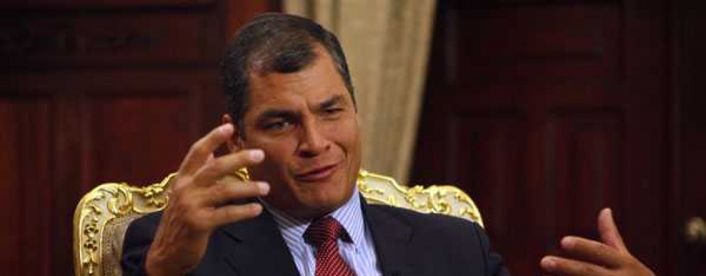 Correa anuncia creacin de ministerio de Minas en Ecuador 