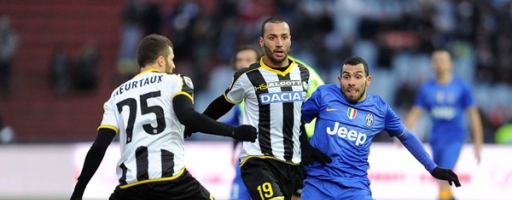Juventus empat ante Udinese y Roma no lo aprovech