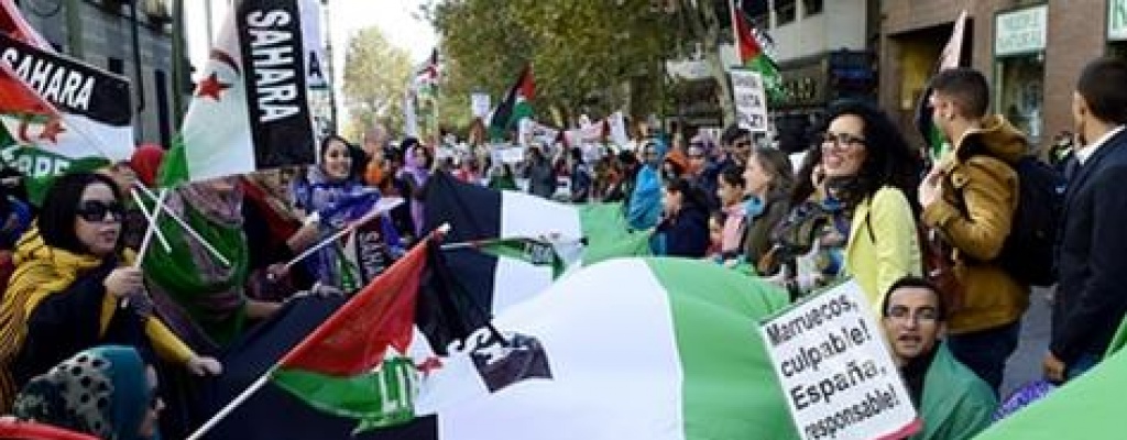 Movilizacin en Espaa contra la expulsin de un militante saharaui