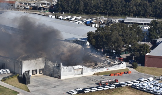 Prdidas totales dej un incendio registrado en la automotriz Nordex