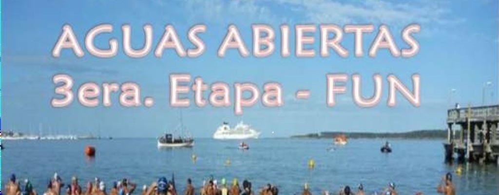 Se disputa la tercera jornada del Campeonato Nacional de Aguas Abiertas 