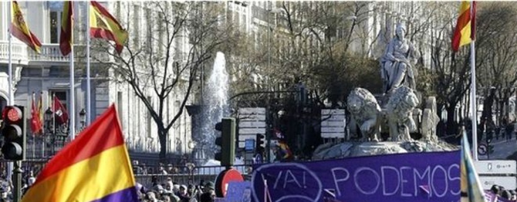 Podemos la sorpresa de la poltica espaola fue presentada por su lder en Nueva York