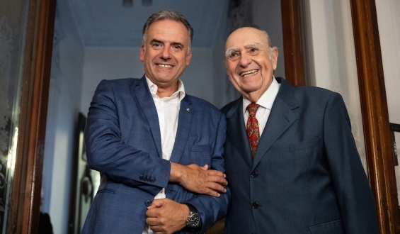 El Partido Colorado rindi� homenaje al expresidente Julio Mar�a Sanguinetti, que en enero cumplir� 90 a�os