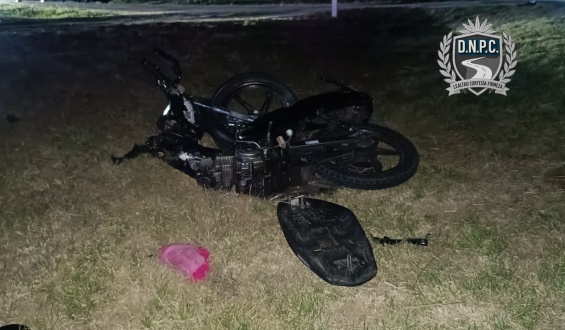 Falleci� un motociclista en un siniestro de tr�nsito en Colonia