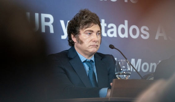 El presidente, Javier Milei, inaugura el evento "Argentina Week" en New York